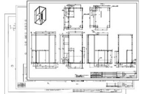 機械設計の2D図面